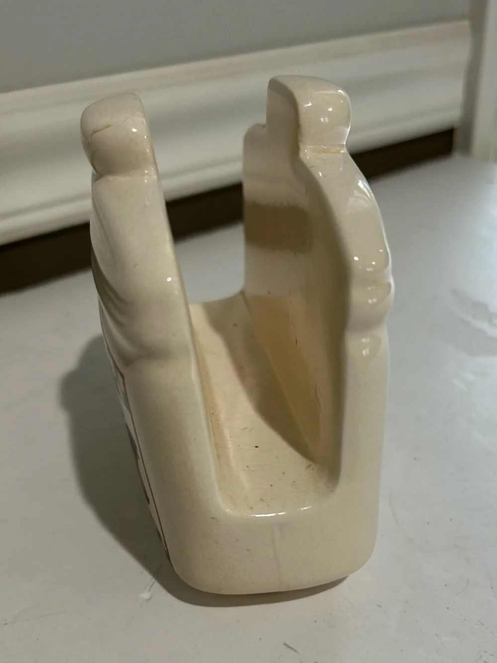 Tabletops Unlimited Ceramic‎ “A” Is For Apple Napkin Holder VINTAGE EUC Retired